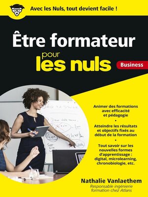 cover image of Être formateur pour les Nuls Business